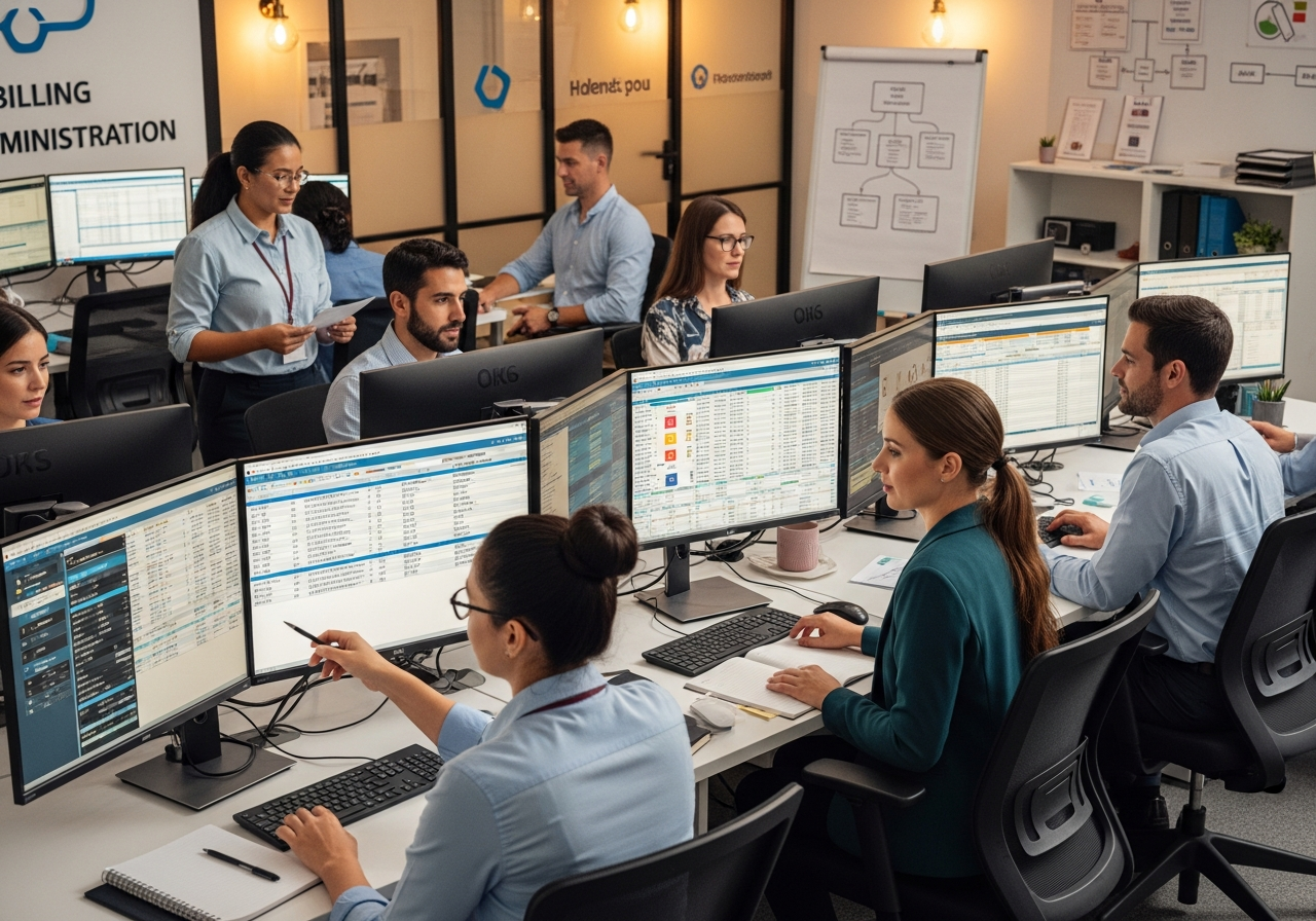 Cerventra billing team at work